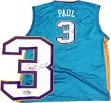Chris Paul Autographed/Hand Signed Teal New Orleans Hornets Replica Jersey