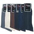 Men's Assorted 6 Pack Polyester Dress Socks