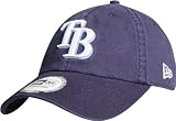 Adjustable New Era Tampa Bay Rays GW 920 Baseball Cap (Light Navy)