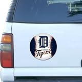 MLB Detroit Tigers 7 3/4" Baseball Team Logo Car Magnet