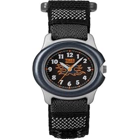 Timex Teen Quartz Analogue Youth Black Fast Wrap Strap Watch- T712914E