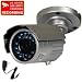 VideoSecu 1/3" SONY CCD outdoor day night CCTV security camera 420TV lines weatherproof 20 Infrared LEDs built-in audio microphone with power supply A18