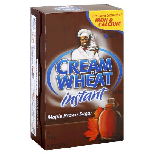 Cream of Wheat Instant Hot Cereal Maple Brown Sugar, 10-Count Box (Pack of 6)