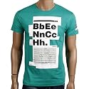 BENCH Letraset T-Shirt deep green + Logosticker