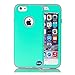 iPhone 6 Plus Case,Nancy’s shop Premium Ultra Slim Double Layer 2in1 Hard Soft Exact-Fit Hybrid Series Armor Heavy Duty Smooth Scratch Resistant Shock Absorbing Bumper Protective Cover (Mint)