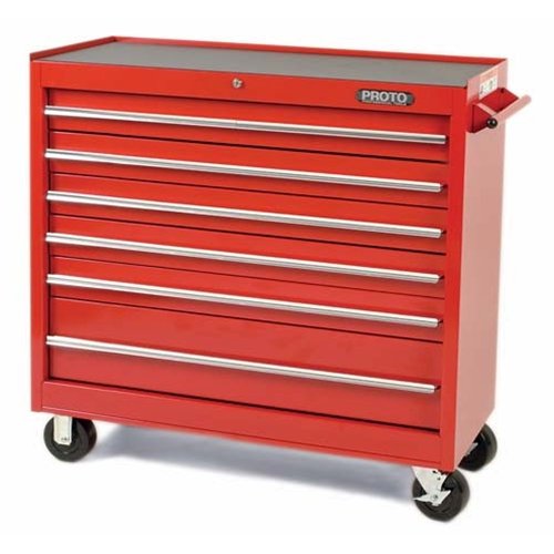 Stanley Proto J444142 6rd 440ss 41 Inch Workstation 6 Drawer Red