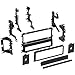 METRA - METRA 99-7001 1990 - 2005 Mitsubishi(R) Single-DIN Installation Multi Kit