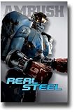 Real Steel Poster - Teaser Flyer 11x17 - 2011 Movie Hugh Jackman - Ambush