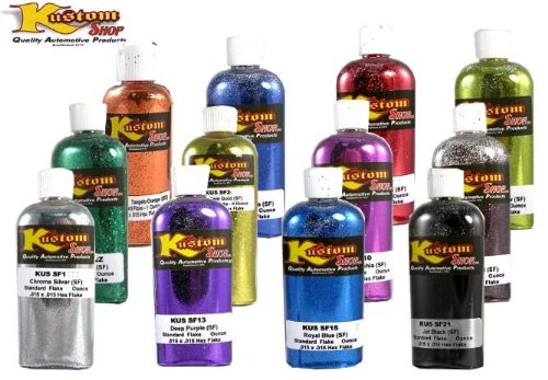 12-2 oz Standard METAL FLAKE COLORS Hot Rod AUTO PAINT