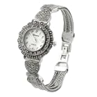 Geneva Platinum Marcasite Womens Antique Watch