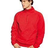 Fruit of the Loom Zip Neck Sweatshirt