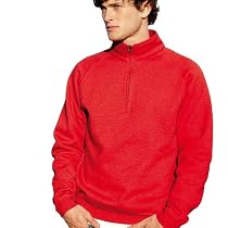 Fruit of the Loom Zip Neck Sweatshirt