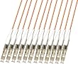 LC-LC 12-Strand 100M Multimode 50/125 Fiber Optic Cable Bunch with 0.9mm Connectors