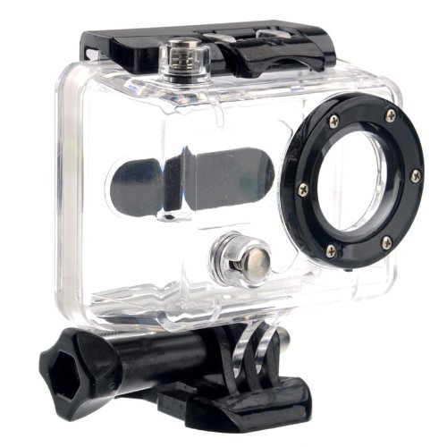 Goliton® Protective Housing Case Cover for Gopro Hero 1 / Gopro Hero 2 - Open Side for FPV- White
