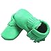 Mejale Baby Soft Soled Leather Moccasin Tassel Slip on Infant Toddler Shoes Pre-walker