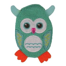 Hot Chick Reusable Hand Warmer With Soft Knitted Cover - Blue Owl