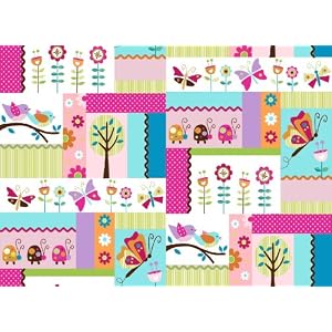 Crafty-Cuts-2-Yards-Cotton-Fabric-Merry-Meadow-Patch