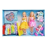 【ノーブランド品】ドールハウス　愛たしい　人形　ドレス　DIYビーズ玩具　セット　女の子　贈り物