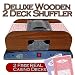1-2 Deck Deluxe Wooden Card Shuffler - 2 Free Real Casino Decks by Brybelly