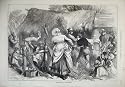 1872 Osier Stripping Warwickshire Men Women Children