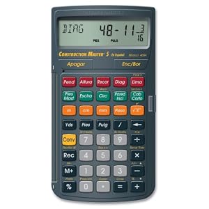 Calculated Industries 4054 Construction Master 5 (En Espanol) Construction Calculator by 