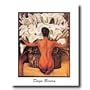 Diego Rivera Lady Lilies Flower Wall Decor Contemporary Picture Art Print