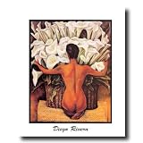 Diego Rivera Lady Lilies Flower Contemporary Home Decor Wall Picture 16x20 Art Print