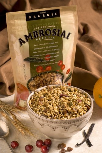 Ambrosial Granola Organic Grecian Grove Antioxidant Blend, 6-count, 12 Ounce Pouch (Pack... by AMBROSIAL GRANOLA