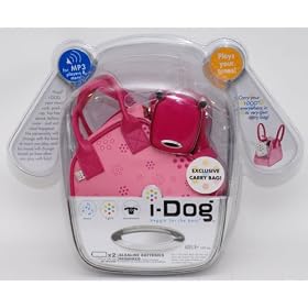iDog Robotic Music Loving Canine with Exclusive Carry Bag - Pink by 