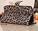 Yesoo Leather Wallet Case Cover with Aluminum Touch Pen and Silicone Key Chain for Samsung Galaxy S4 - Leopard Skin Pattern
