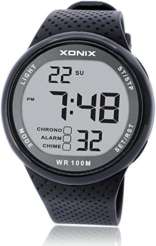 Men 100M Relogio Masculino LED Digital Diving Swimming Reloj Hombre Sports Watch Sumergible Wristwatch