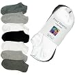 7 Pair Package of No Show Footie Socks by Foot Traffic
