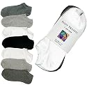 7 Pair Package of No Show Footie Socks by Foot Traffic