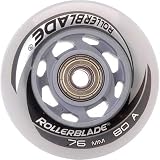 Rollerblade RB 76mm Wheels w/ SG5 Bearings - 8 Pack - 76mm
