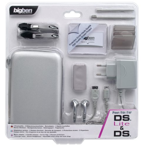 Childrens Toyshop  Video-Spiele : Nintendo DS Lite - Zubehör Set Silber
