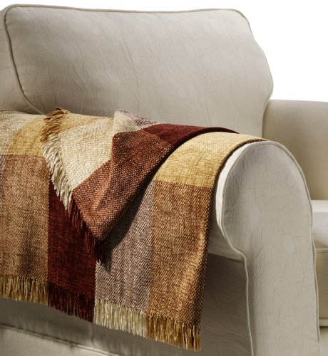 Fringed Check Throw