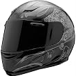 SparX Crank S-07 Street Motorcycle Helmet - Silver