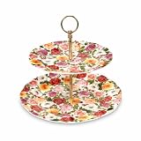 Portmeirion Rose Bouquet Cake Set