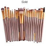Makeup Brush, Hatop 20 pcs/Set Makeup Brush Set tools Make-up Toiletry Kit Wool Make Up Brush Set (Gold)