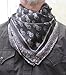 Wyoming Traders Men's Cowboy Buckaroo Square 100% Silk Wild Rag Scarf