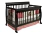 DaVinci Kalani 4-in-1 Convertible Crib with Toddler Rail, Ebony