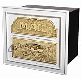 Gaines Classic Locking Mailbox Faceplate - White Classic