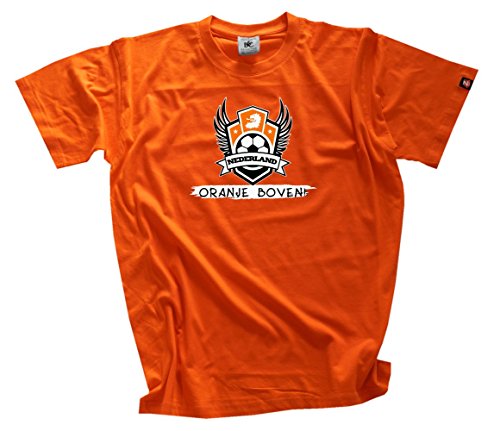 EM Football Collection 2016 fussball – Niederlande Nederlande Holland T-Shirt Orange L