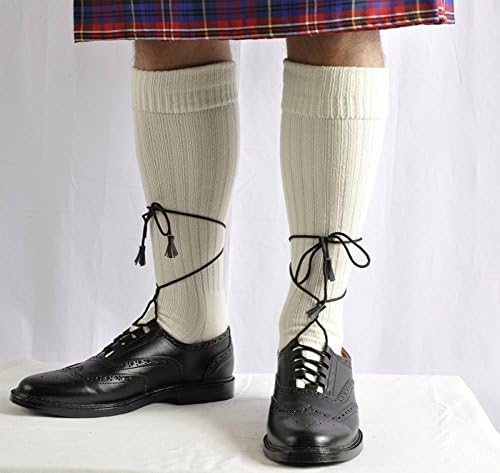 Contemporary Kilt Hose (Large (10-14), Natural)
