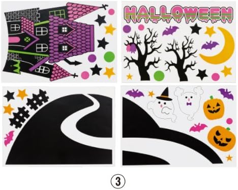 HW-1987B Wall and window sticker (L) Ghost Mansion (japan import)