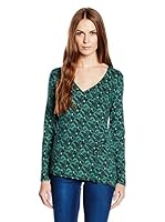 ZERGATIK Camiseta Manga Larga Tuchi (Esmeralda)