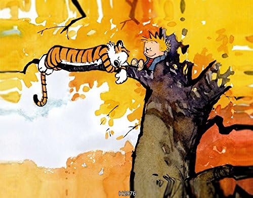 Calvin And Hobbes On The Tree HUGE GIANT WALL reprint POSTER