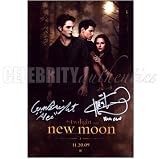 Cameron Bright & Christopher Heyerdahl Autographed 8x12 New Moon Poster Photo