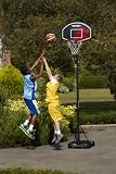 picture of AND1 Youth Basketball System Black/Red/White