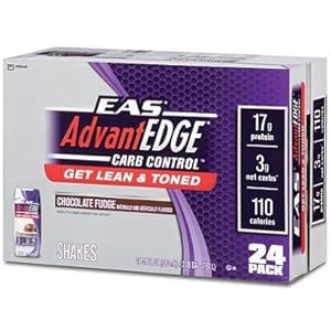 EAS AdvantEdge Chocolate Fudge Shake - 24 x 11oz